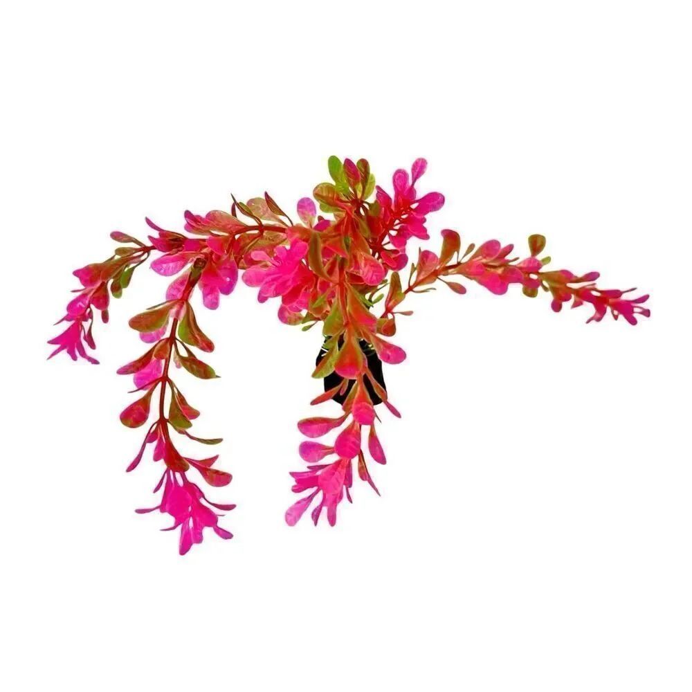 Pink Artificial Underwater Plant Aquarium Water Plant Fish Tank Landscape Decor